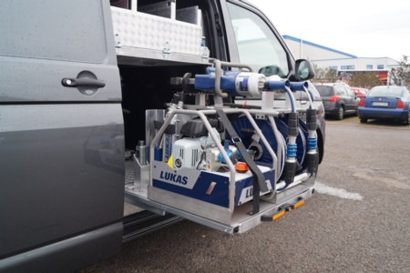 2x Ausbau Vorführfahrzeuge - Lukas Hydraulik, Detailansicht