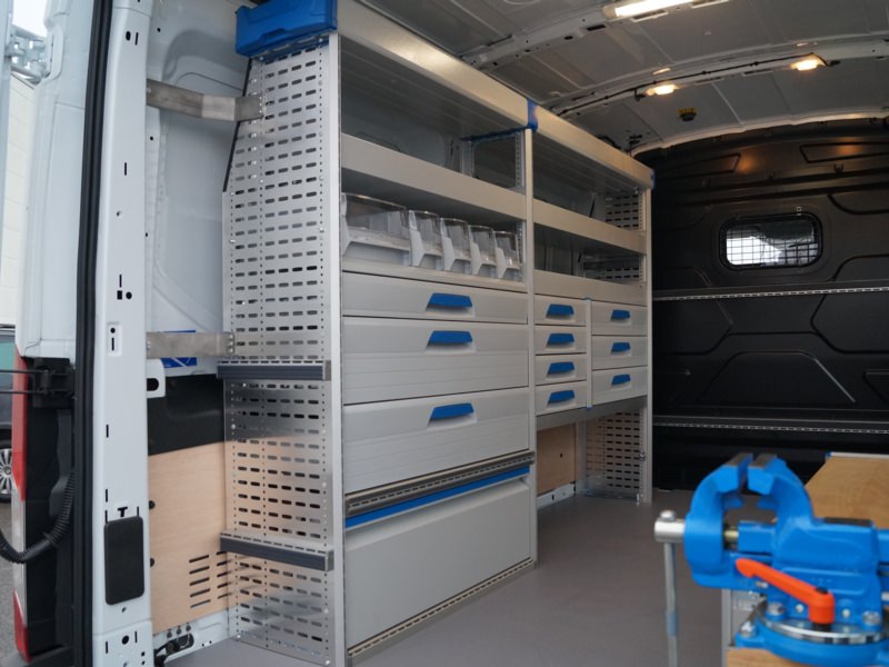 HENSEL Fahrzeugbau - Sortimo-Ausbau - Mainfranken Netze, Würzburg, Kunde: Mainfranken Netze