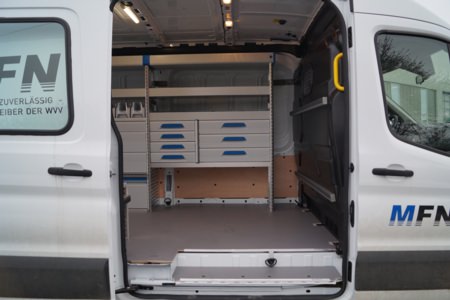 Sortimo-Ausbau - Mainfranken Netze, Würzburg, Detailansicht