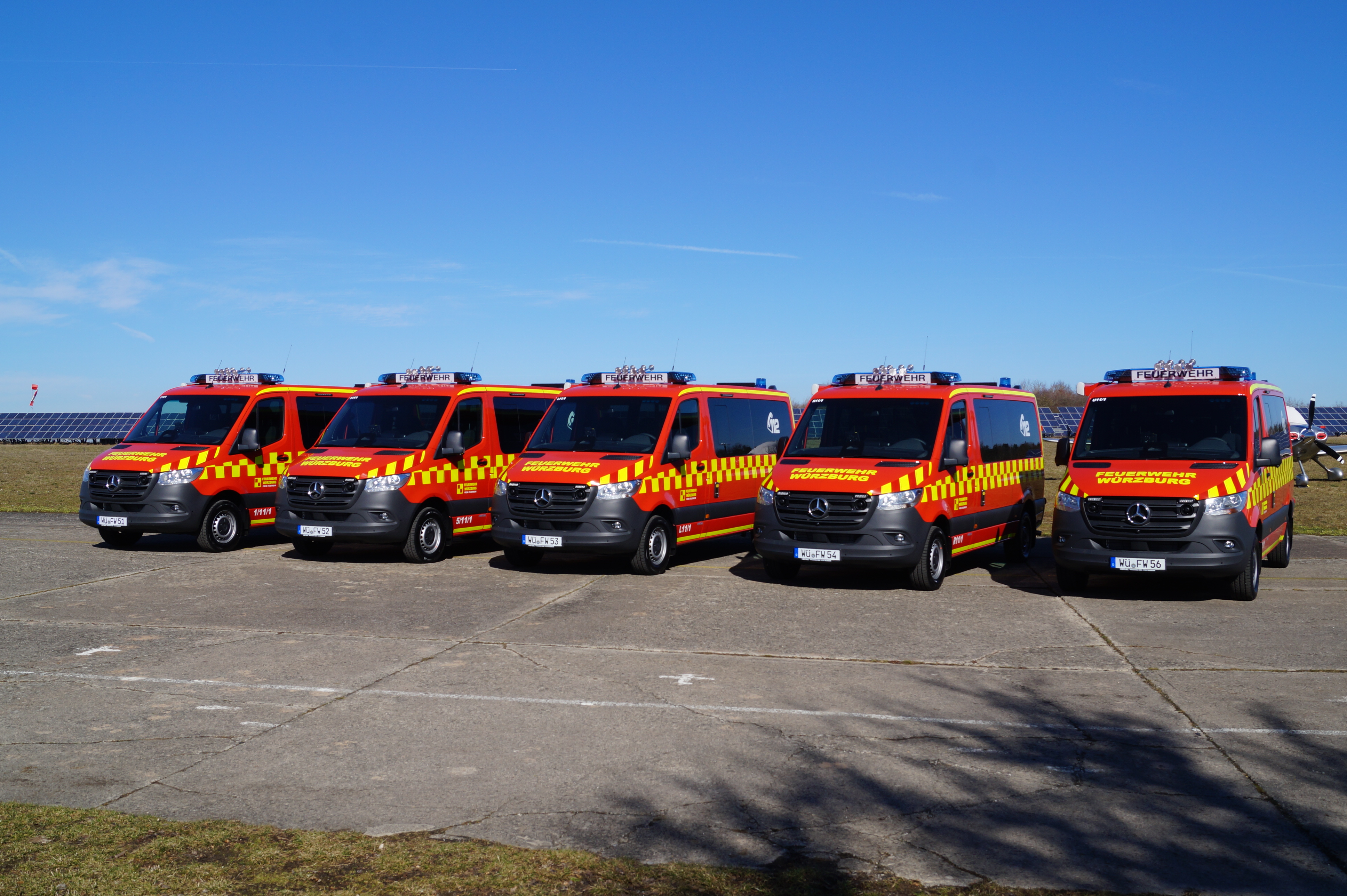 HENSEL Fahrzeugbau - 5x MZF - BF Würzburg, Kunde: Stadt Würzburg