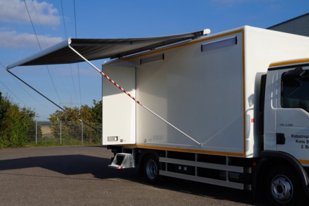 Betreuungs-LKW - Stormarn, Detailansicht