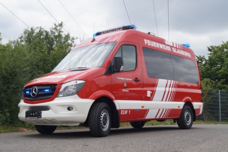 ELW1 Stockheim - Glauburg, Ort/Kunde: Stockheim - Glauburg, Fahrzeug: MB Sprinter (3665) Hochdach, Typ: ELW1 - HENSEL Fahrzeugbau - Auslieferung Kundenfahrzeug