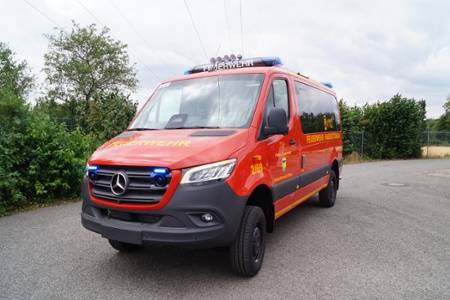 MTW - Habichtswald, Ort/Kunde: Gemeinde Habichtswald, Fahrzeug: MB Sprinter (3665) 4x4 FD, Typ: MZF-MTW-MTF - HENSEL Fahrzeugbau - Auslieferung Kundenfahrzeug