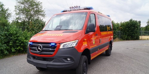 MTW - Habichtswald, Location/customer: Gemeinde Habichtswald, Chassis: MB Sprinter (3665) 4x4 FD, Type: MZF-MTW-MTF - HENSEL Fahrzeugbau - delivered customer vehicle