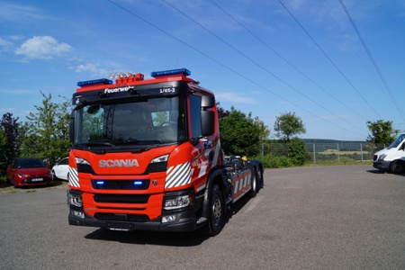 WLF - Scania Möglingen, Location/customer: SCANIA Vertrieb und Service GmbH, Chassis: SCANIA P 420 B6x2, Type: WLF - HENSEL Fahrzeugbau - delivered customer vehicle