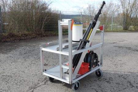 Rollwagen Beleuchtung - Hinterstein von HENSEL Fahrzeugbau