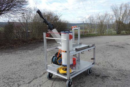 Rollwagen Beleuchtung - Hinterstein, Detailansicht