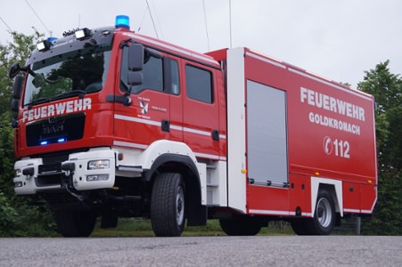 GW-L2 Goldkronach, Ort/Kunde: Stadt Goldkronach, Fahrzeug: MAN TGM 13.290 4x4, Typ: GW-L2 - HENSEL Fahrzeugbau - Auslieferung Kundenfahrzeug