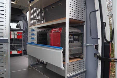 Sortimo Ausbau - Mainfranken Netze, Würzburg, Detailansicht