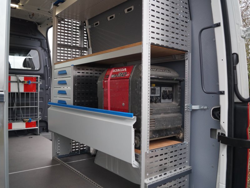HENSEL Fahrzeugbau - Sortimo Ausbau - Mainfranken Netze, Würzburg, Kunde: Mainfranken Netze GmbH