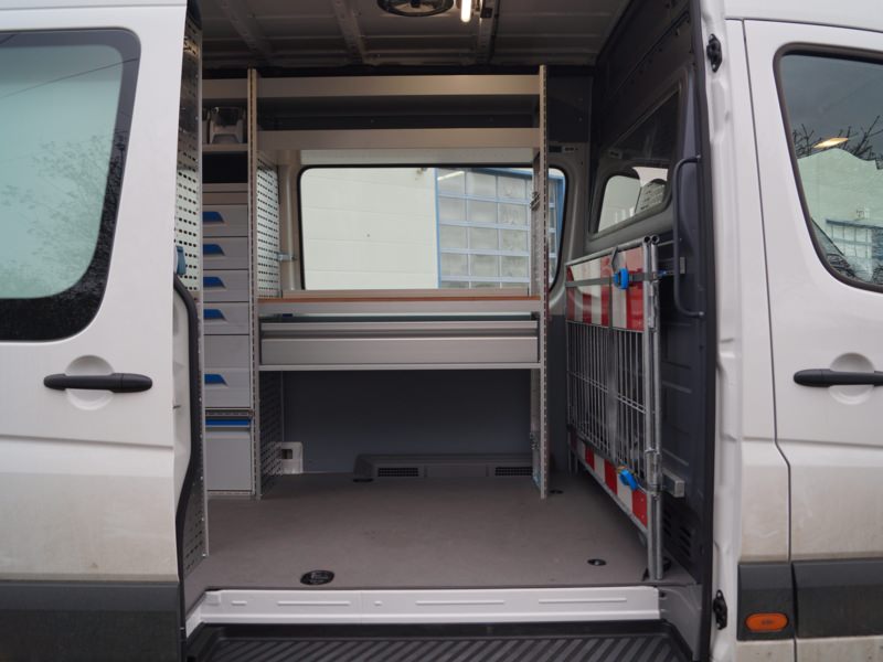 HENSEL Fahrzeugbau - Sortimo Ausbau - Mainfranken Netze, Würzburg, Kunde: Mainfranken Netze GmbH