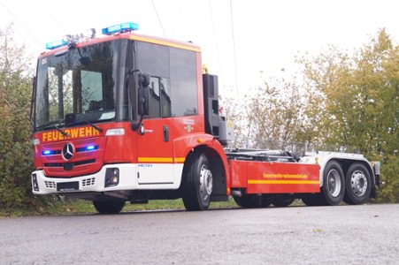 WLF 2 - Winnenden, Ort/Kunde: Stadtverwaltung Winnenden, Fahrzeug: MB Econic 2635, Typ: WLF - HENSEL Fahrzeugbau - Auslieferung Kundenfahrzeug