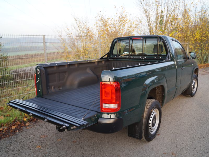 HENSEL Fahrzeugbau - Laderaumabdeckung Amarok - Spindler, Würzburg, Kunde: Spindler GmbH & Co KG