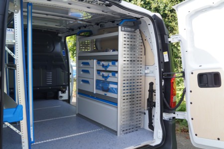 Sortimo-Ausbau - Fa. Rauch, Freudenberg, Detailansicht