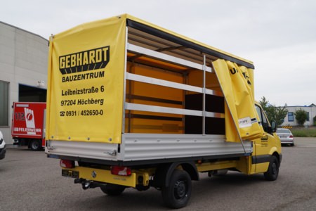 Planengestell mit Dachspoiler - Fa. Gebhardt, Marktheidenfeld von HENSEL Fahrzeugbau