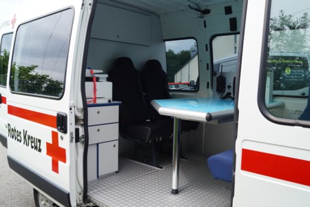 Umbau MZF/ELW - DRK Crailsheim von HENSEL Fahrzeugbau