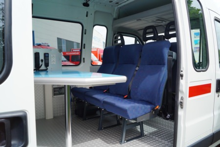 Umbau MZF/ELW - DRK Crailsheim, Detailansicht