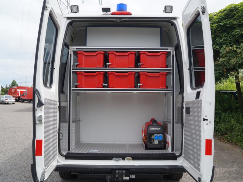 HENSEL Fahrzeugbau - Umbau MZF/ELW - DRK Crailsheim, Kunde: DRK KV Schwäbisch Hall - Crailsheim