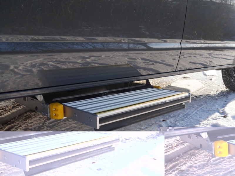 HENSEL Fahrzeugbau - Schiebetritt & Klimakanal montieren - Spindler Würzburg, Kunde: Spindler GmbH & Co KG