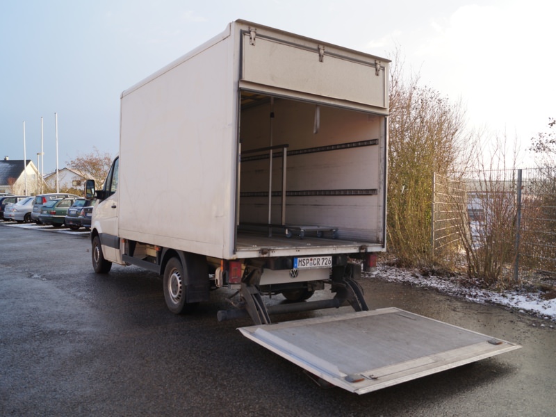 Ladungssicherung - Backspiel, Zellingen, Ort/Kunde: Backspiel Jäger, Fahrzeug: VW Crafter, Typ: Kofferaufbau - HENSEL Fahrzeugbau - Auslieferung Kundenfahrzeug