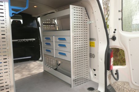 Sortimo Ausbau - Fa. Mezger, Schweinfurt, Detailansicht