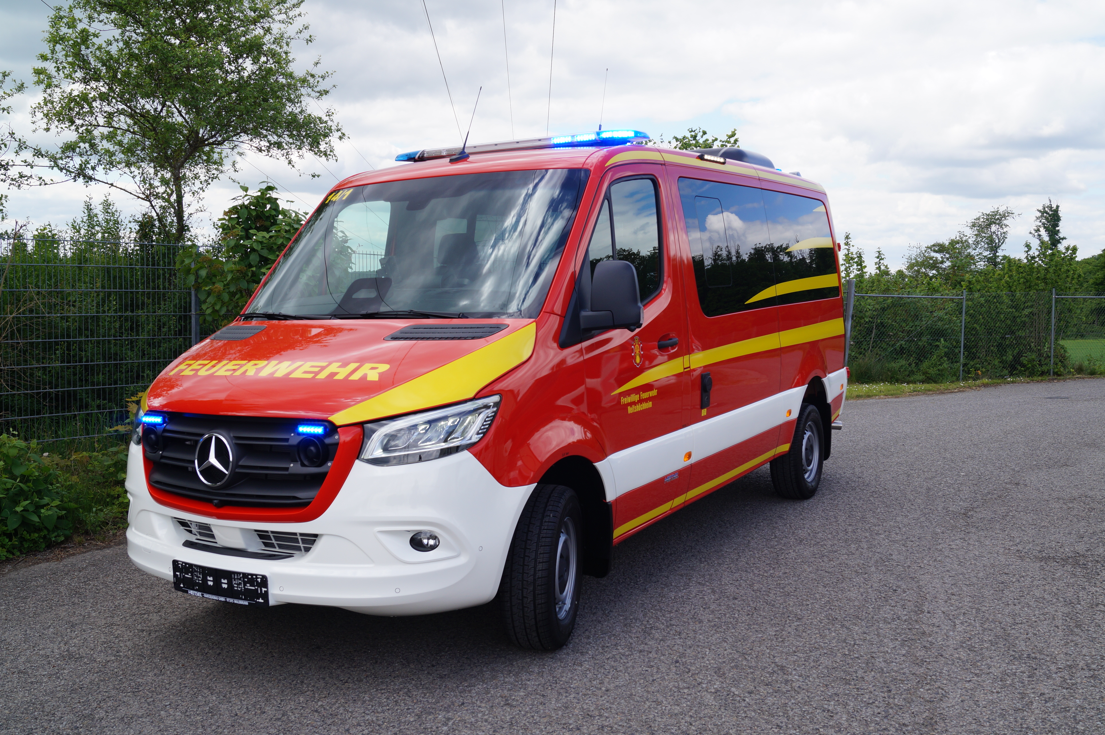MTW - Veitshöchheim, Ort/Kunde: Gemeinde Veitshöchheim, Fahrzeug: MB Sprinter Tourer PRO 419 4x2, Typ: MZF-MTW-MTF - HENSEL Fahrzeugbau - Auslieferung Kundenfahrzeug