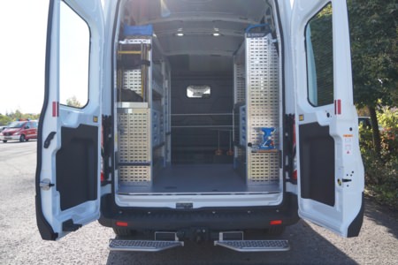 Sortimo-Ausbau - Fa. Mainfranken Netze, Detailansicht