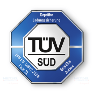 HENSEL Fahrzeugbau Ladungssicherungssystem - von TÜV SÜD getestet.