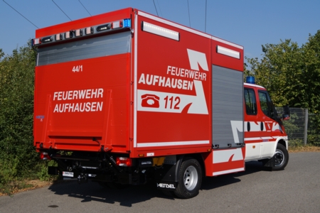 TSF-L - Aufhausen, Ort/Kunde: Gemeinde Aufhausen, Fahrzeug:IVECO Daily, Typ: TSF-Logistik