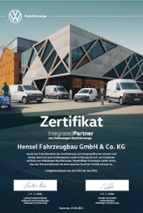 Volkswagen Integrated Partner - HENSEL Fahrzeugbau