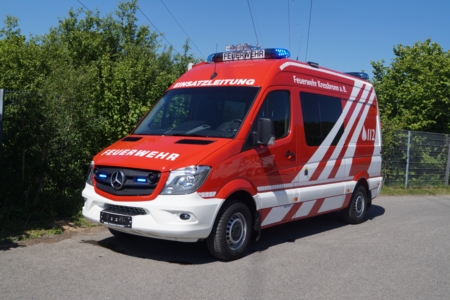 ELW1 - Kressbronn, Ort/Kunde: Feuerwehr Kressbronn, Fahrzeug:MB Sprinter (3665) Hochdach, Typ: ELW1 - HENSEL Fahrzeugbau - Auslieferung Kundenfahrzeug