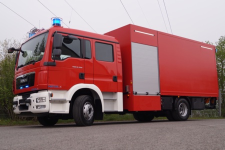 GW-L2 - Wassenberg, Ort/Kunde: Feuerwehr Wassenberg, Fahrzeug:MAN TGM, Typ: GW-L2 - HENSEL Fahrzeugbau - Auslieferung Kundenfahrzeug