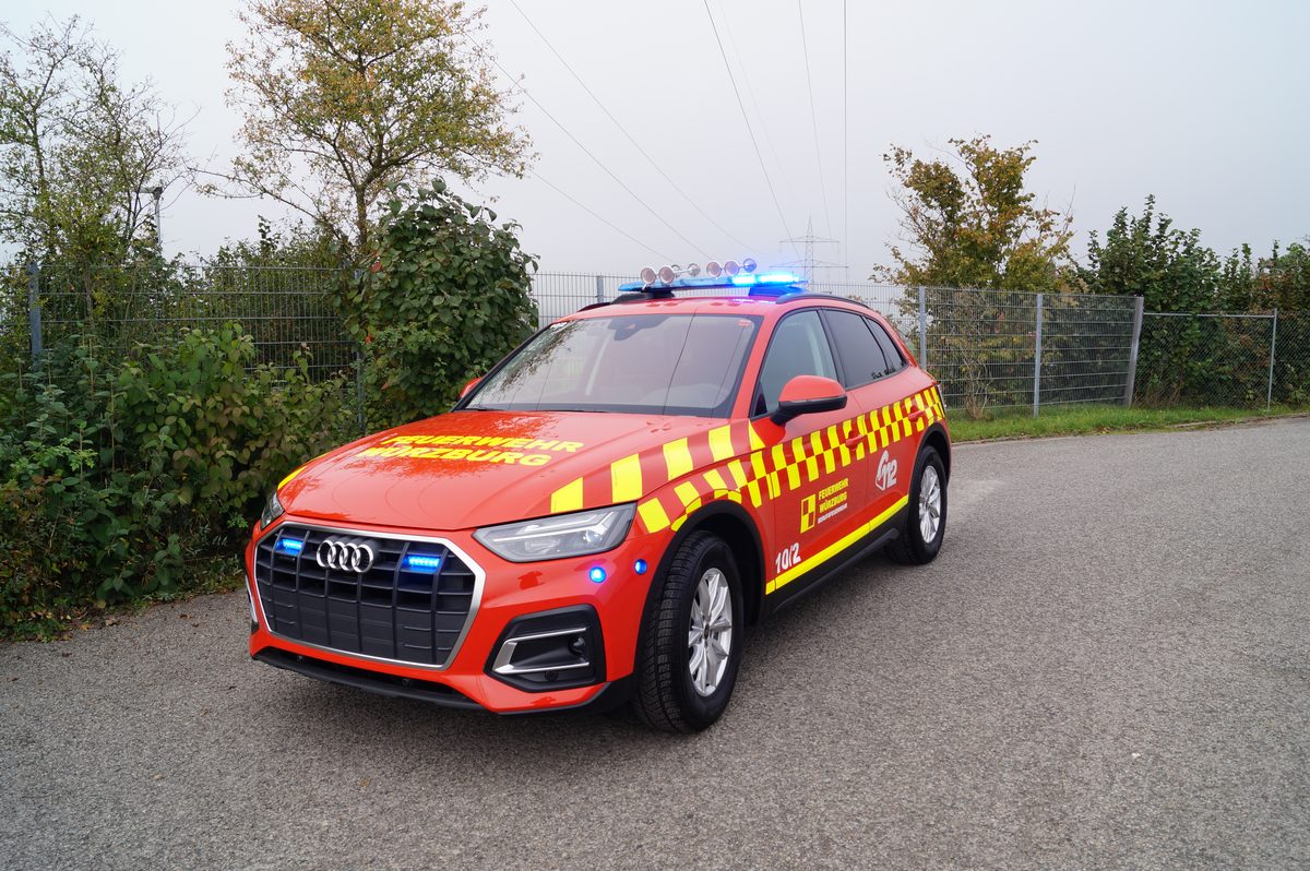 Kommandowagen KdoW der Berufsfeuerwehr Wuerzburg von HENSEL Fahrzeugbau